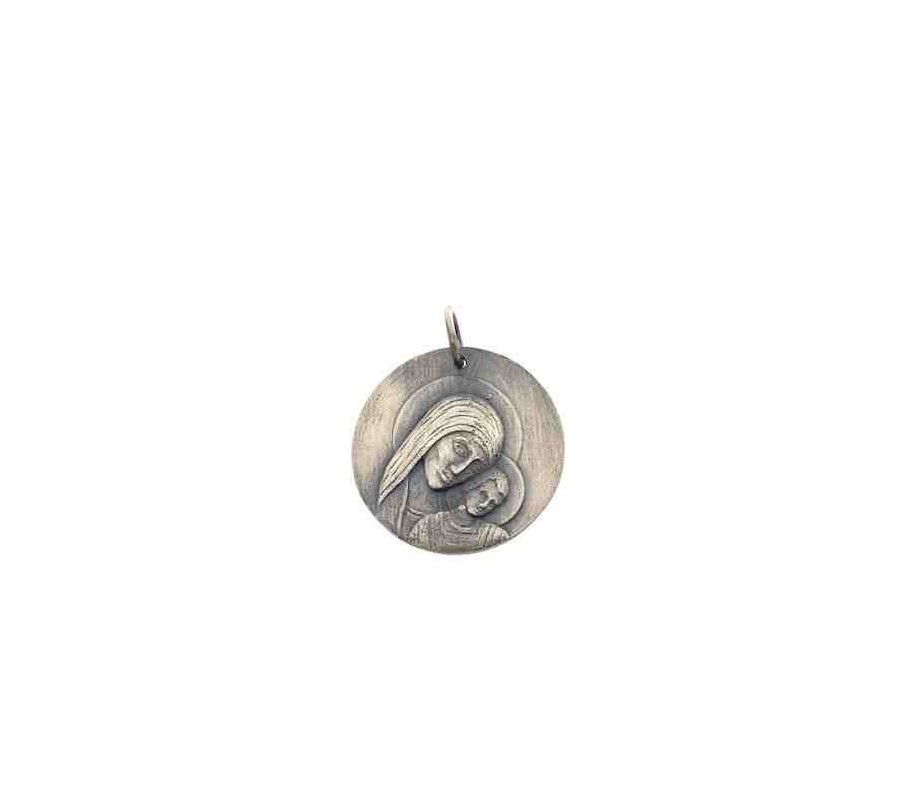 Medalla Virgen del Camino en plata de ley 25mm MC10
