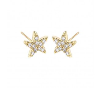 Ref. 00510590 - Pendientes Pretty Jewels, estrella marina con circonita DURAN Exquse