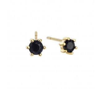 Ref. 00510615 - Pendientes Pretty Jewels Black,  circonita con 6 garras DURAN Exquse