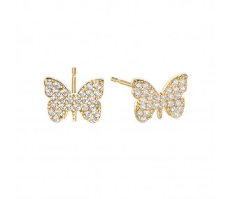 Ref. 00510624 - Pendientes Pretty Jewels,mariposas con circonitas DURAN Exquse
