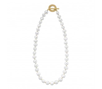 Gargantilla Portobello perlas, dorado, 48 cm REF:00510771