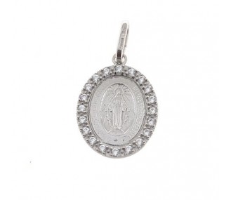 Medalla Virgen de la Milagrosa en Plata de Ley JCC37