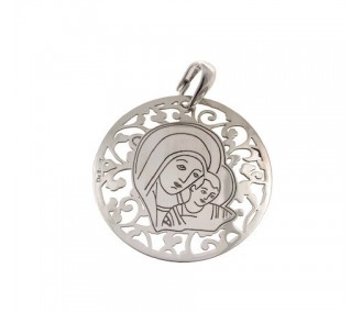 Medalla Virgen del Camino en plata de ley 35mm MC003P